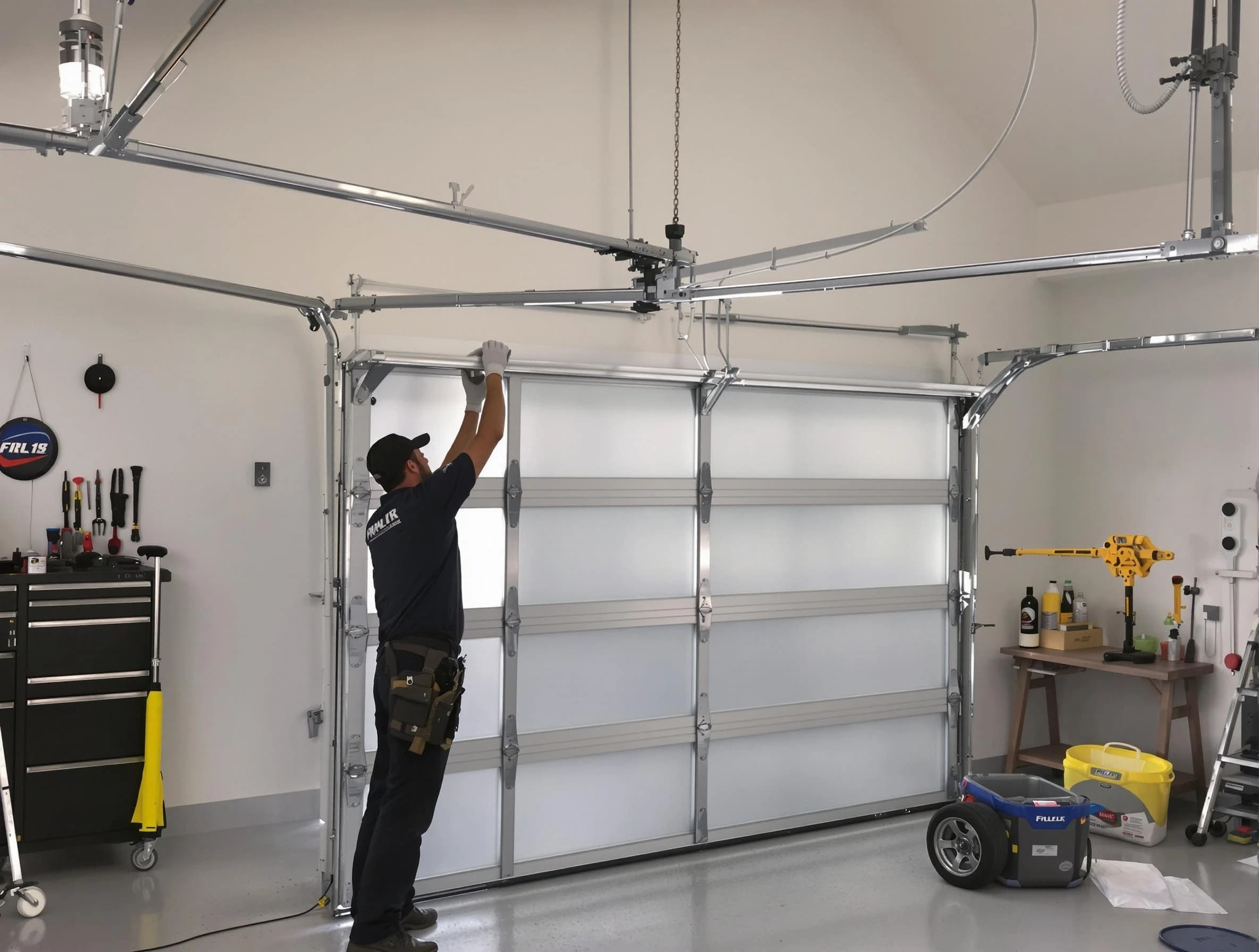 Senoia Garage Door Repair certified team performing precision garage door installation in Senoia