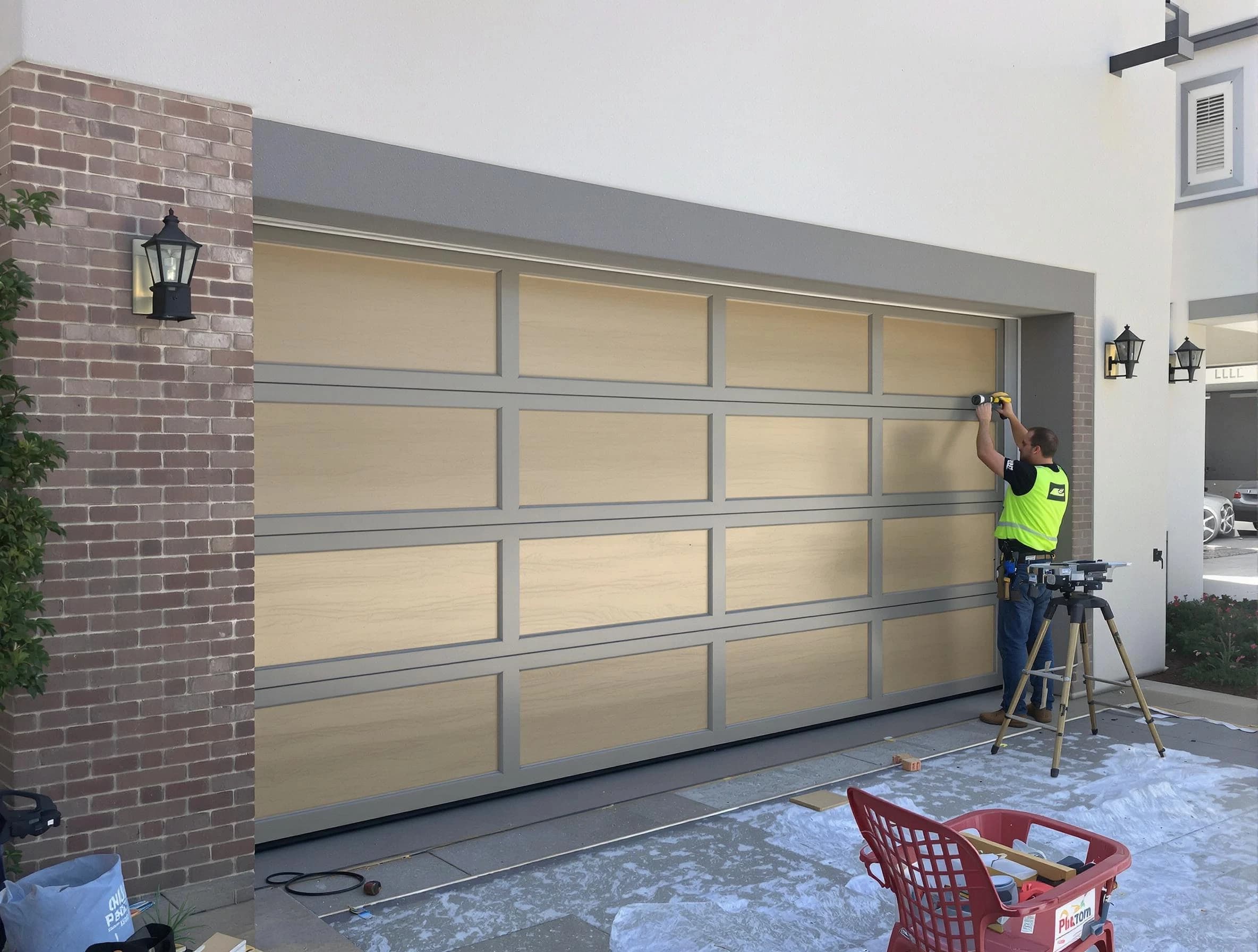 Garage door replacement service by Senoia Garage Door Repair in Senoia