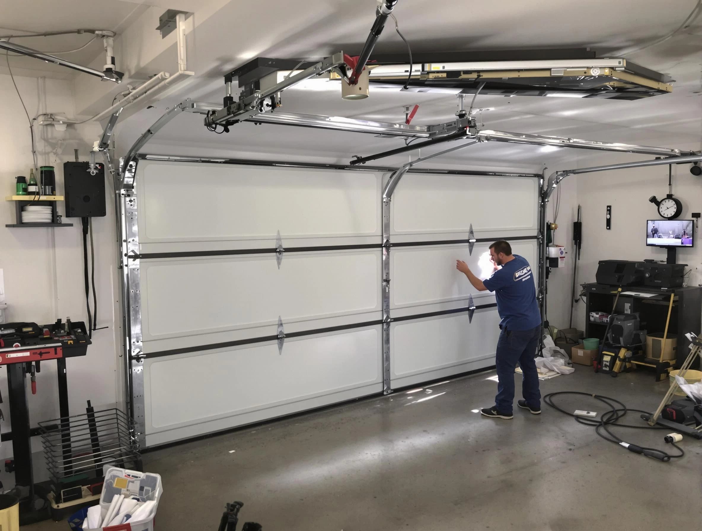 Professional garage door repair service by Senoia Garage Door Repair in Senoia