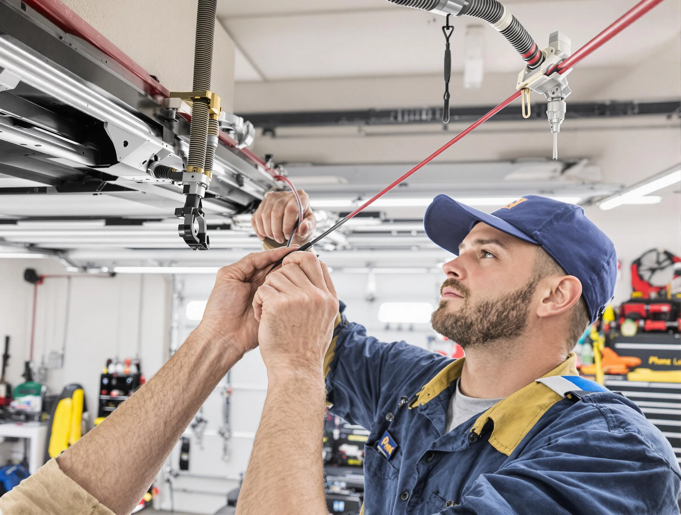 Garage Door Cable Repair in Senoia