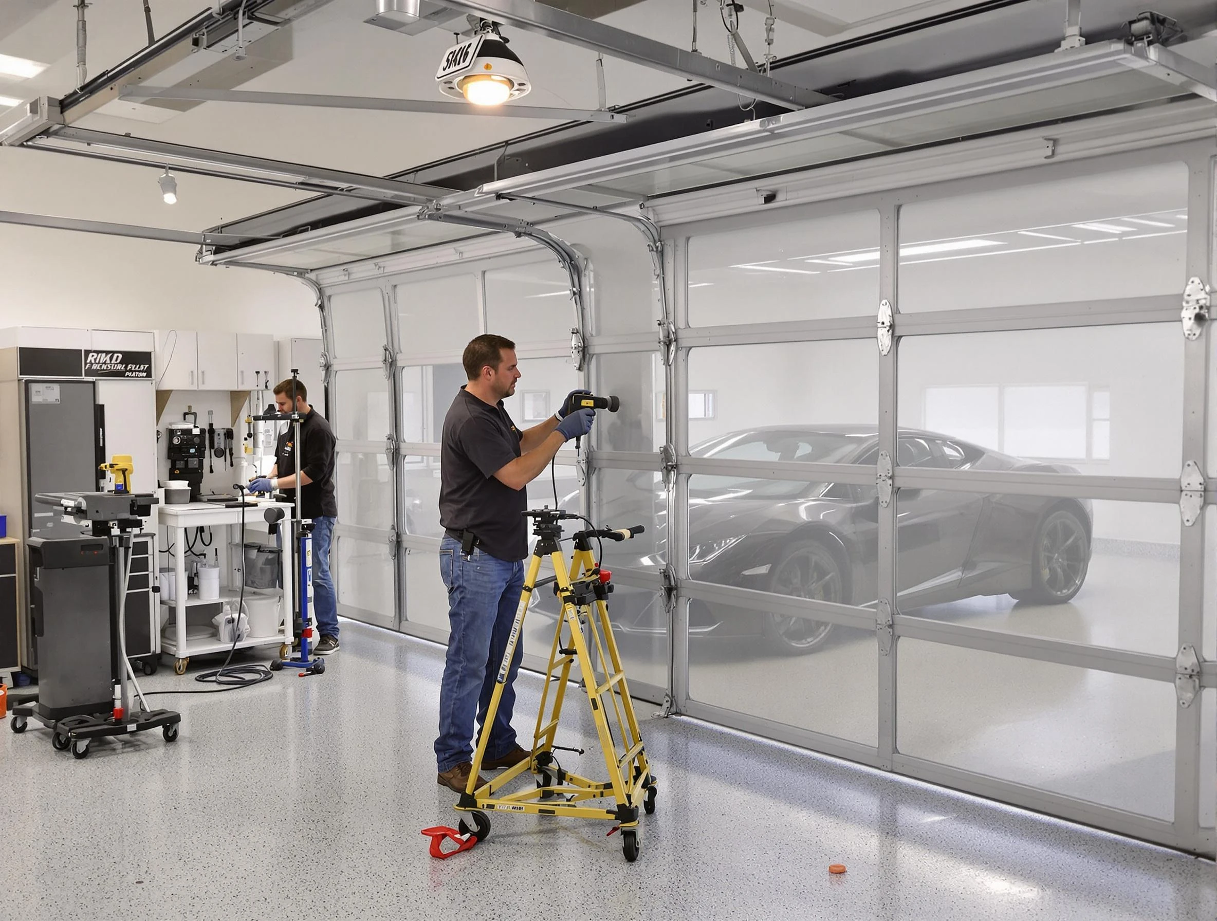 Garage Door Dents Repair in Senoia