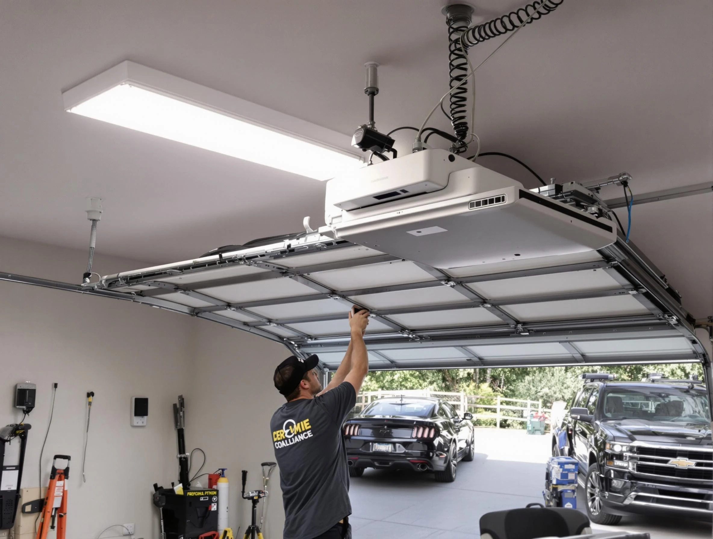 Garage Door Opener Installation in Senoia