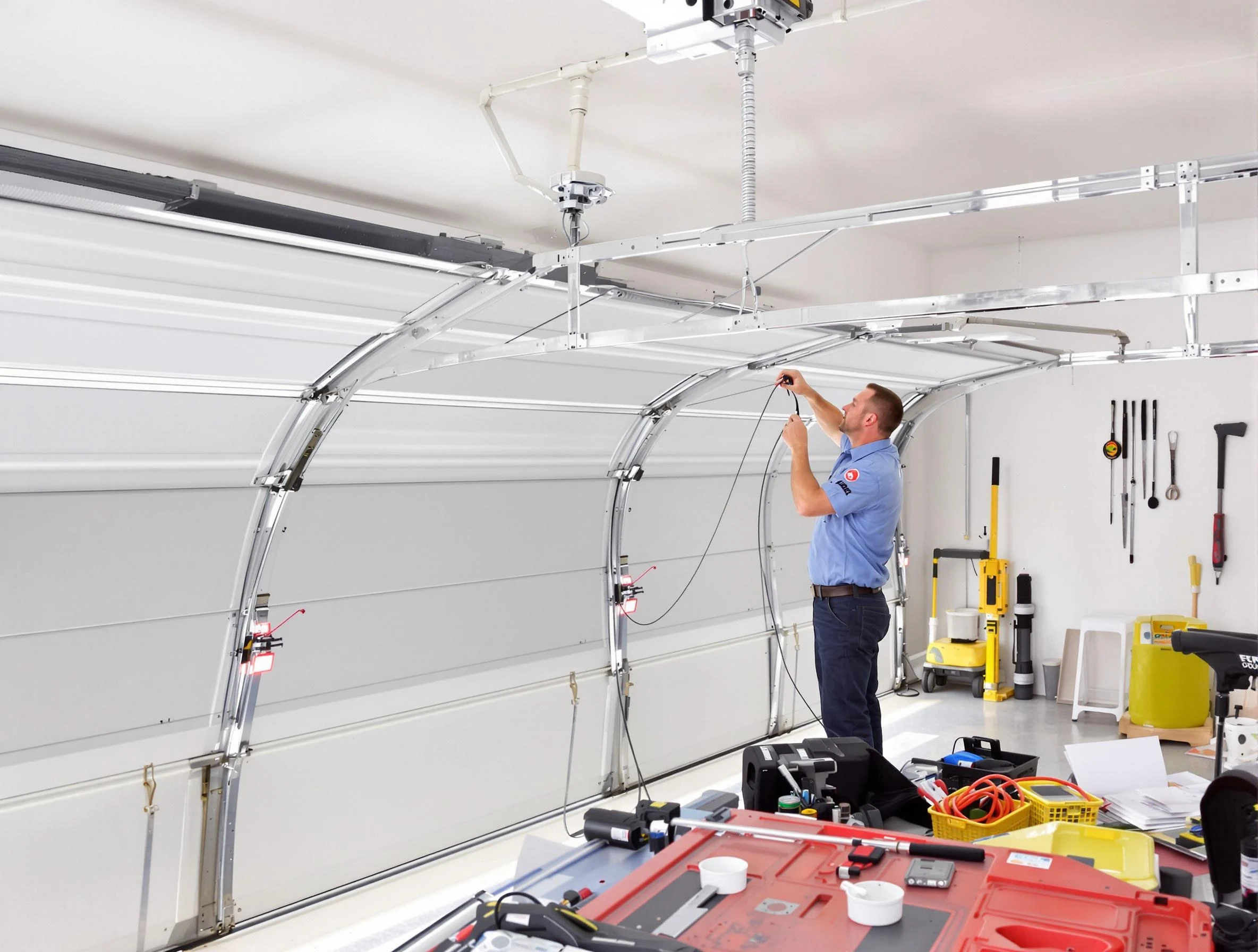 Garage door cable repair service by Senoia Garage Door Repair in Senoia