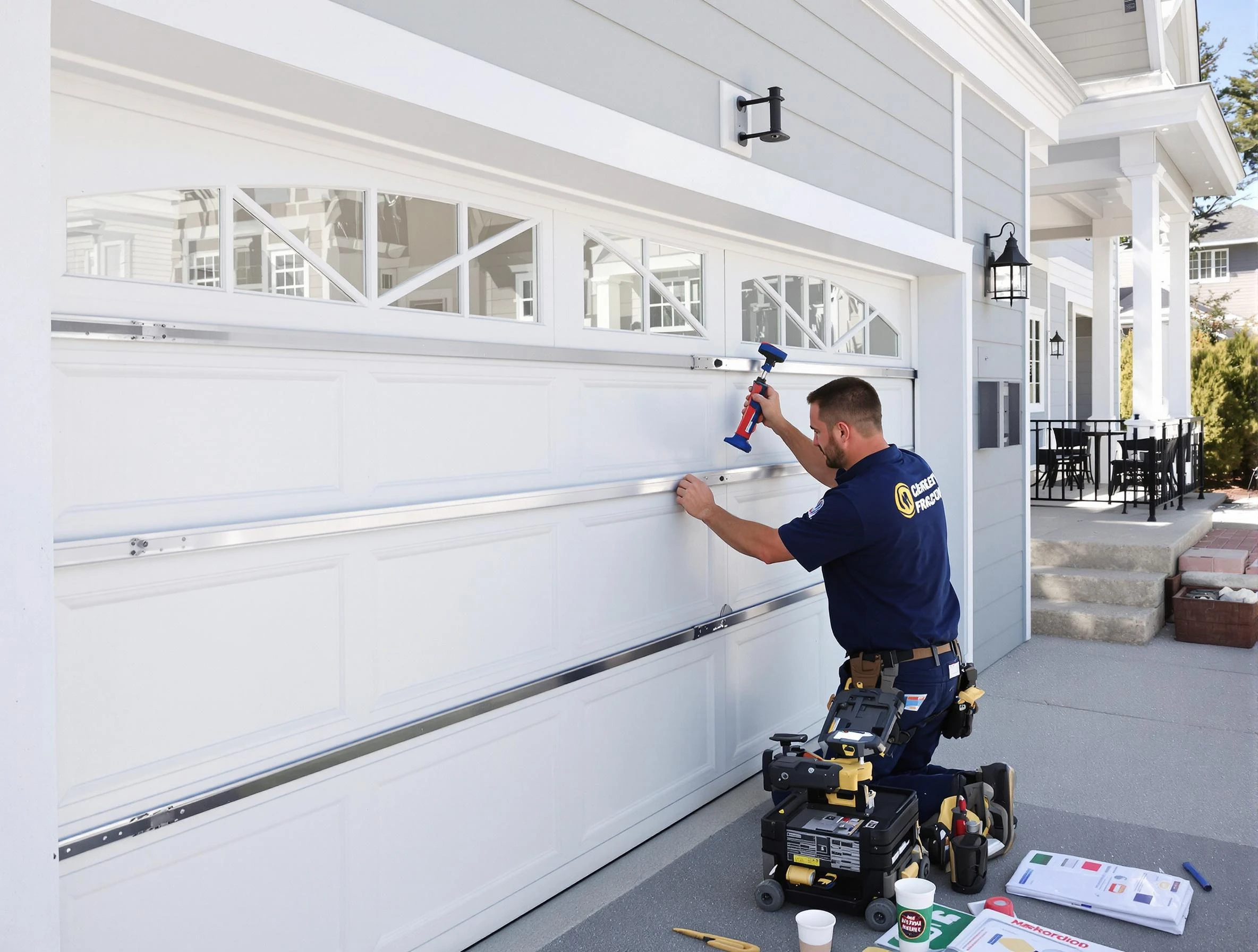 Professional garage door installation by Senoia Garage Door Repair in Senoia