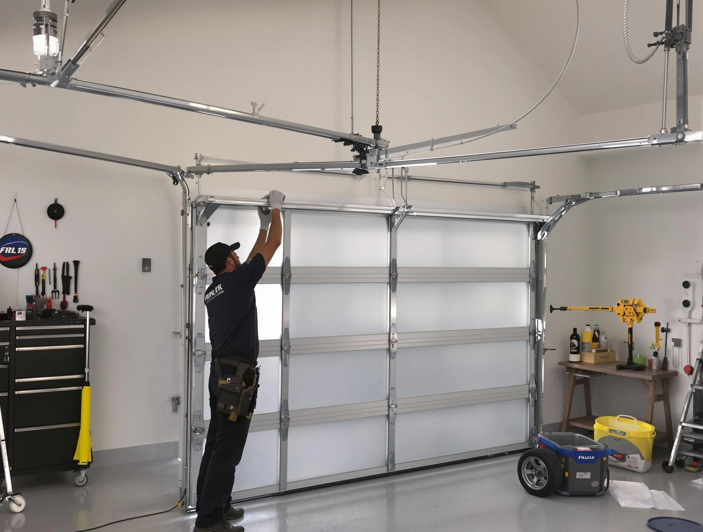 Senoia Garage Door Repair certified team performing precision garage door installation in Senoia