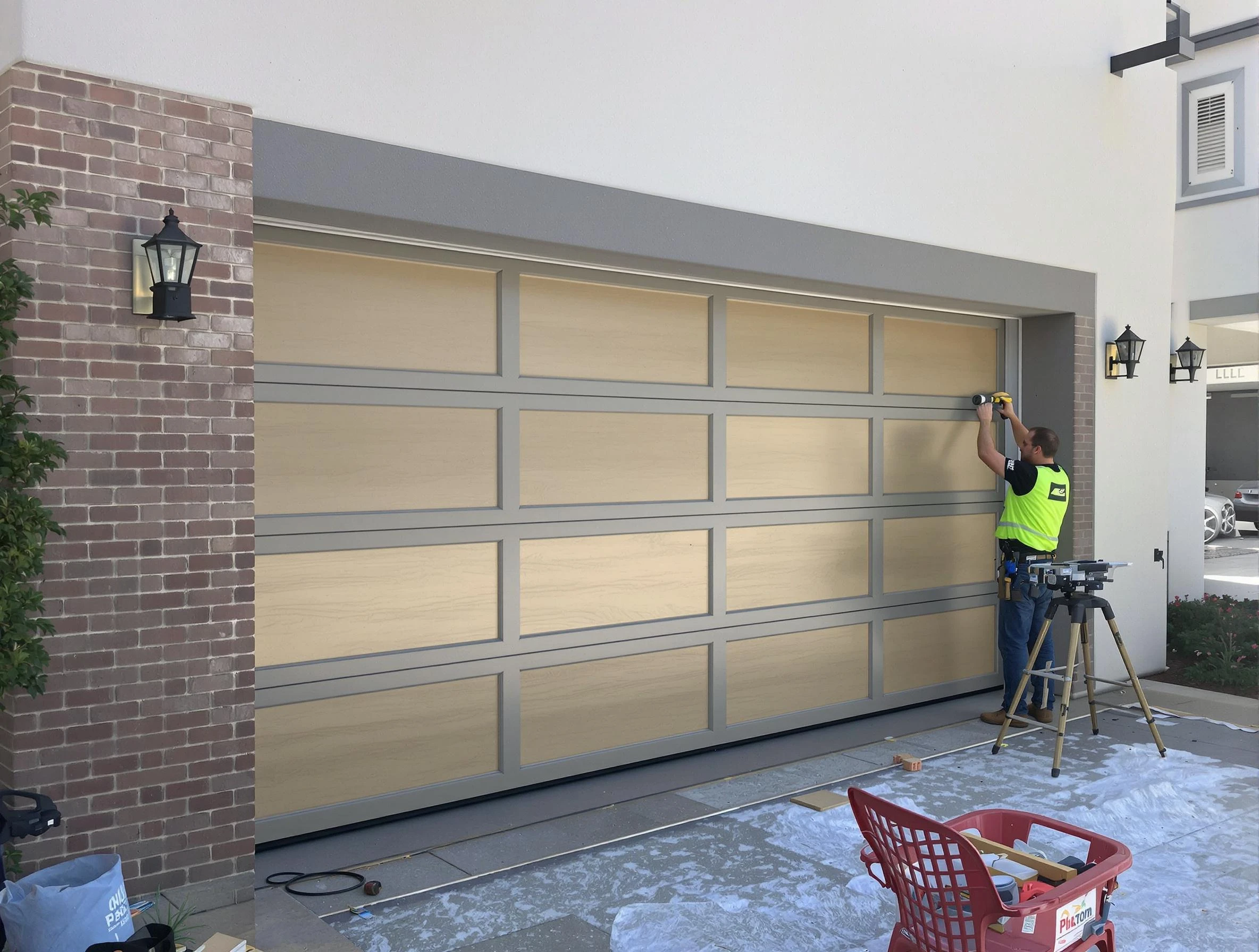 Garage door replacement service by Senoia Garage Door Repair in Senoia