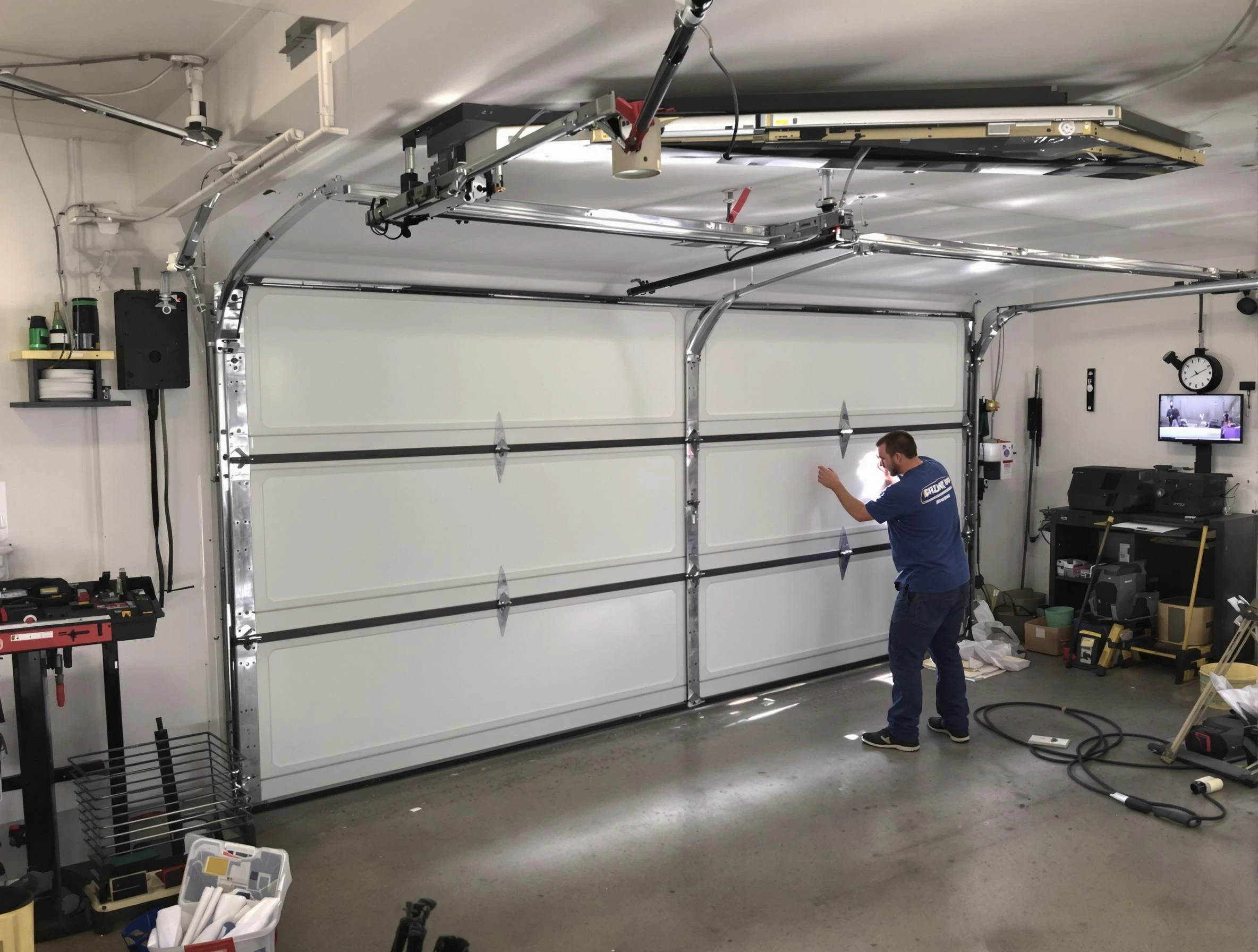 Professional garage door repair service by Senoia Garage Door Repair in Senoia
