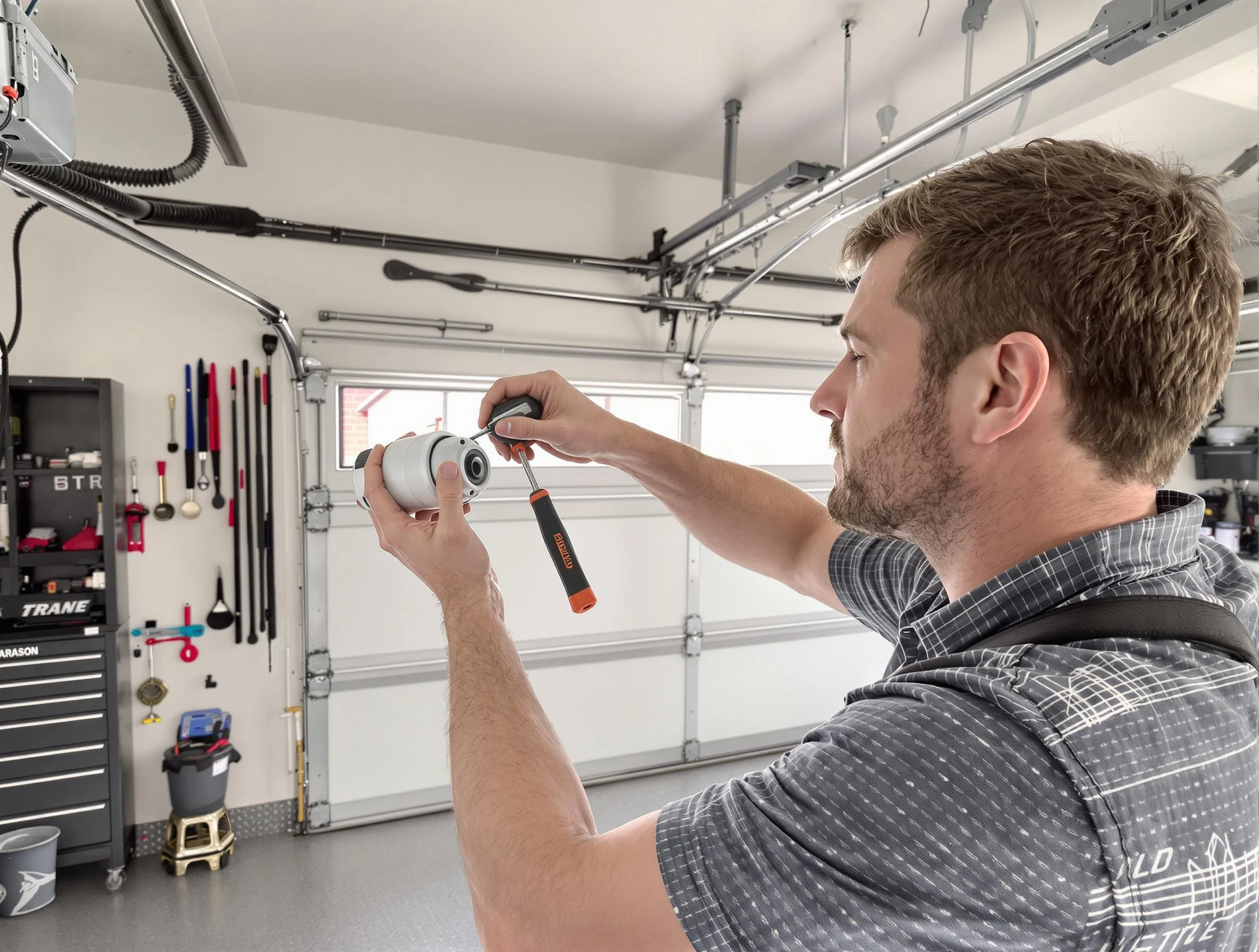 Garage door opener repair service by Senoia Garage Door Repair in Senoia