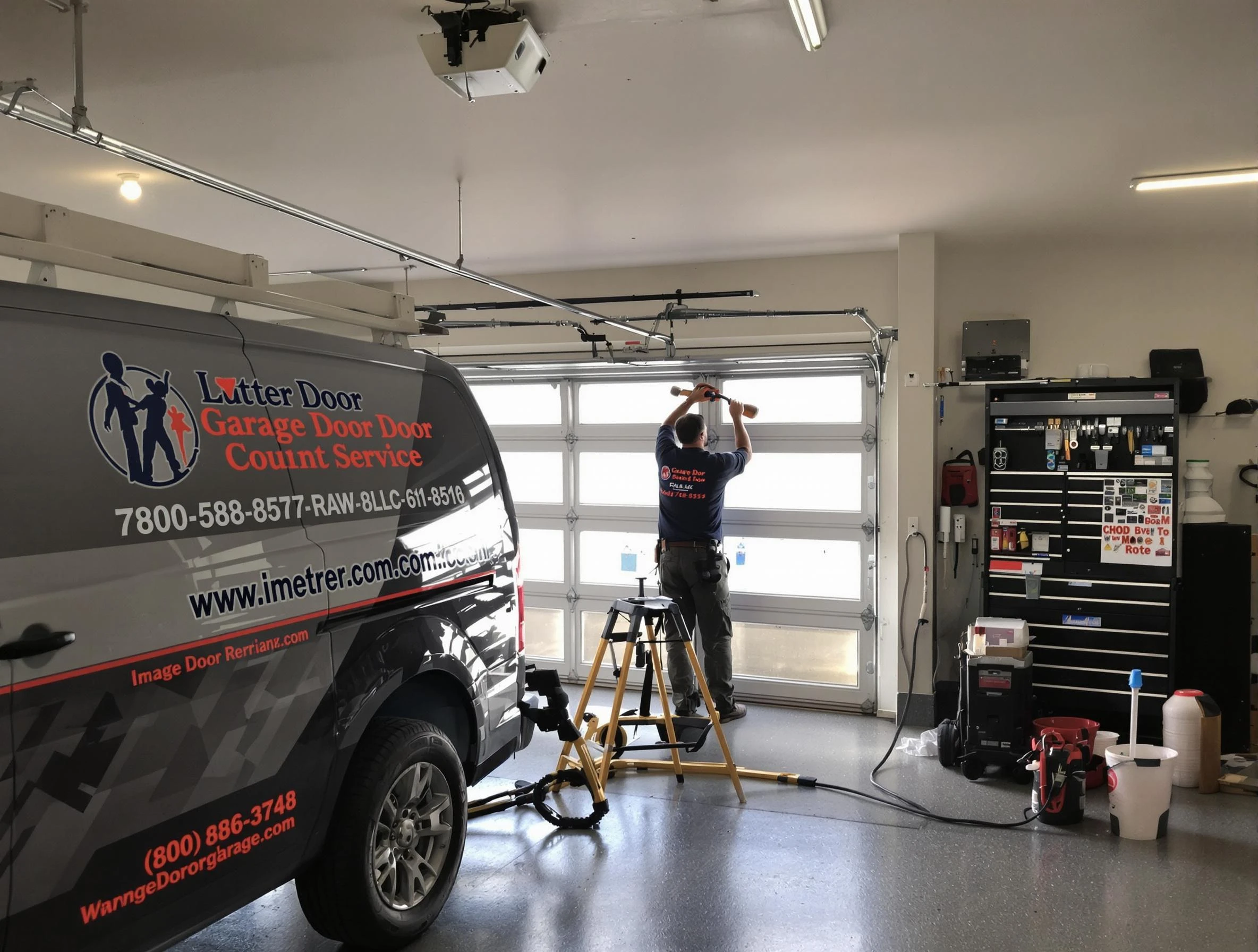 Senoia Garage Door Repair rapid response team performing same-day repair in Senoia